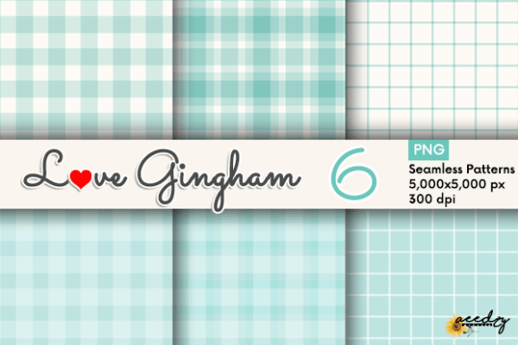 Download Soft Sky Gingham - Soft sky Collection