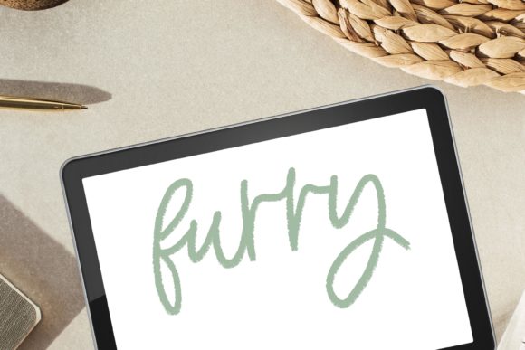 Download Furry Animal Procreate Lettering Brush - Letter Collection