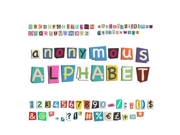 Download Anonymous Letters SVG - Letter Collection
