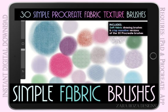 Download Procreate Fabric Texture Brush Pack - Premium Resources
