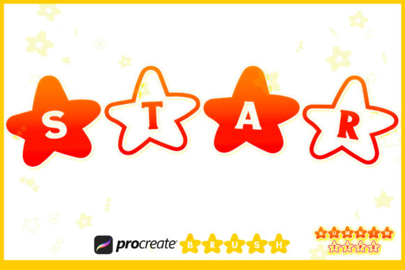 Download Procreate Brush Star Independence Letter - Letter Collection