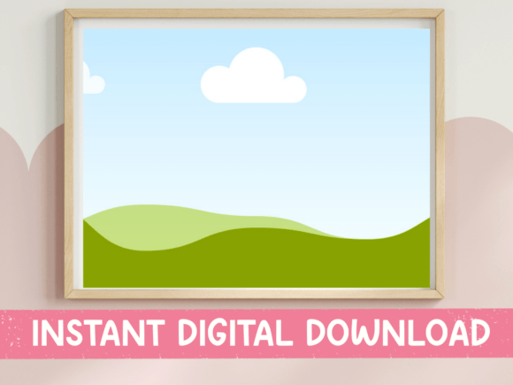 Download Soft Sky Hills Landscape SVG - Soft sky Collection
