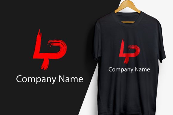 Download Letter Lp Painting Brush Stoke Logo - Letter Collection