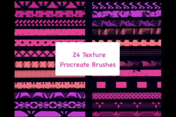 Download 24 Procreate Texture Brushes - Texture brush Collection