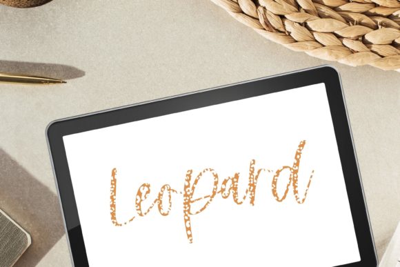 Download Leopard Print Procreate Lettering Brush - Letter Collection